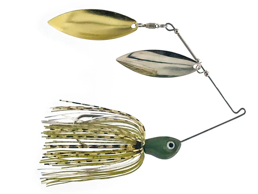 spinnerbaits on white background