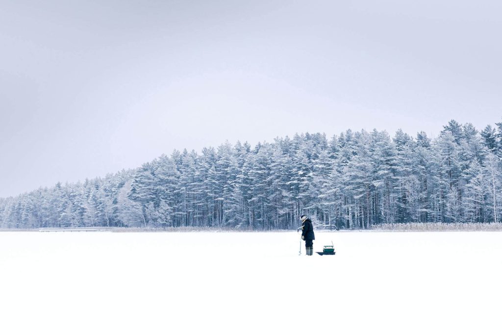 ice fishing