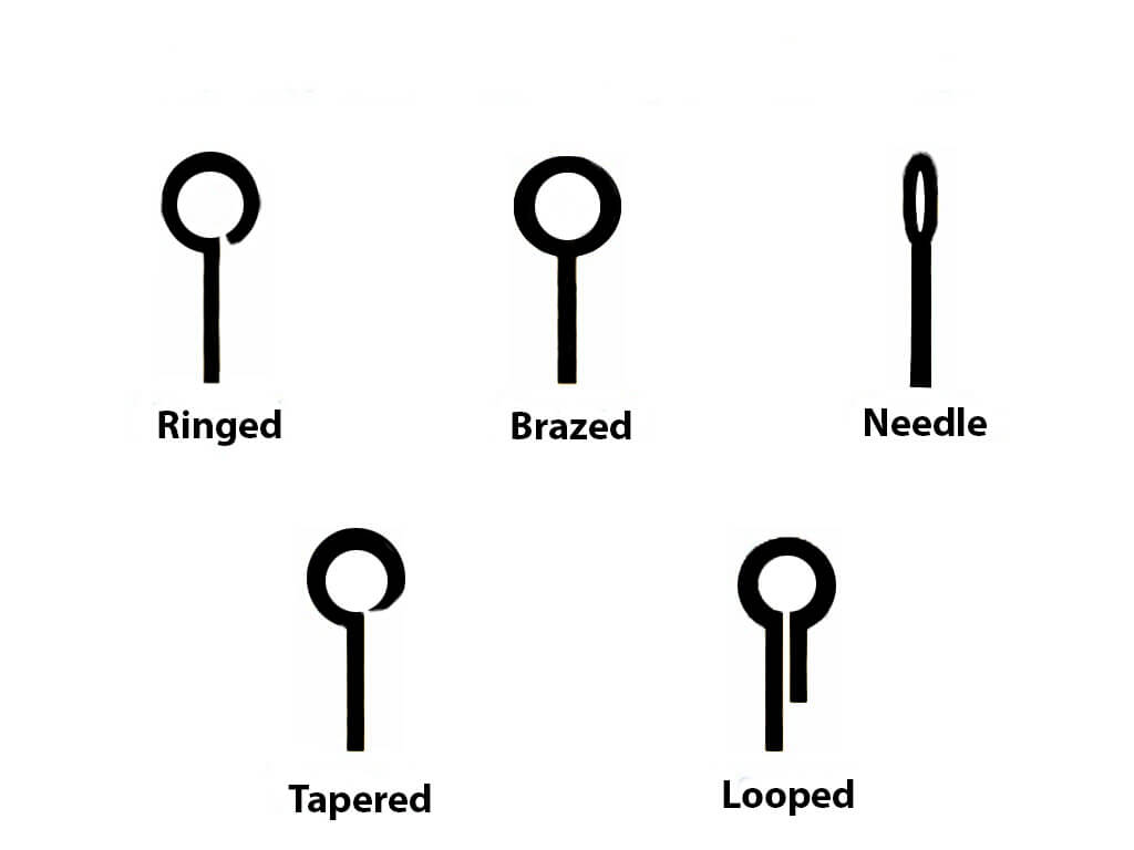 types of fishing hook eyes