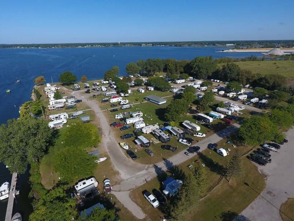 fishermans landing camping site