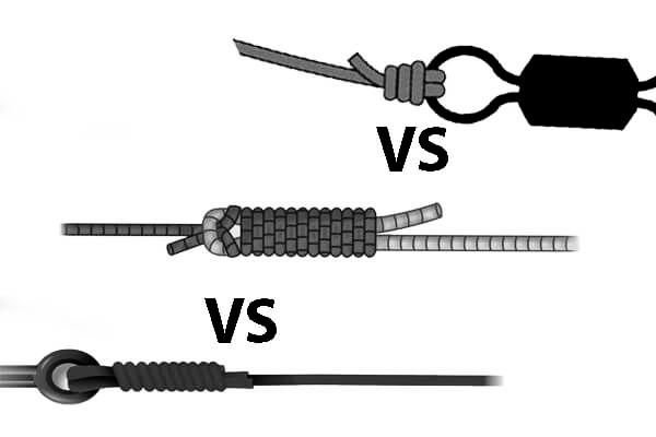 uni knot vs alberto knot vs palomar knot