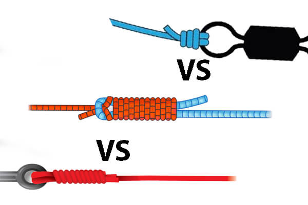 uni knot vs alberto knot vs palomar knot